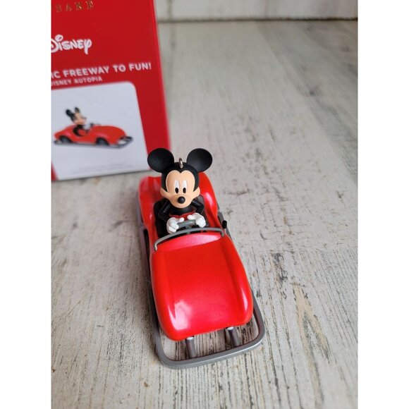 Hallmark a futuristic freeway to fun! Disney Mickey Mouse ornament Xmas - Picture 2 of 7
